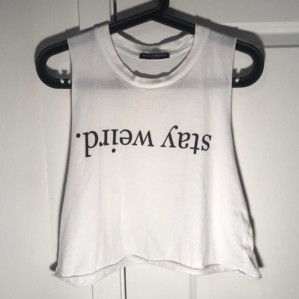 Brandy Melville Sleeveless Crop Top